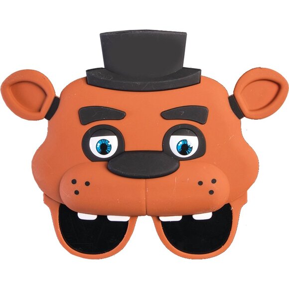 FNAF Freddy Fazbear Halloween Costume Mask Sunglasses Five Nights at Freddys New - Picture 1 of 11